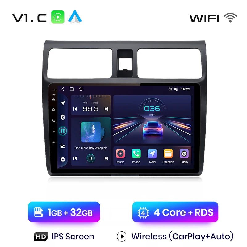 Junsun V1pro AI Voice 2 din Android Auto Radio For Suzuki Swift 2003 - 2010 Carplay 4G Car Multimedia GPS 2din autoradio