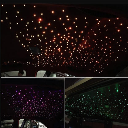6W Car Starry Sky Light  LED  Auto Interior Decoration Accessories Lamp Car Roof Star Lights  Ceiling Fiber Optic Light