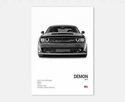German Luxury Cars Photography Poster – Audi RS3, R8, GTR, C8 Supercar & SUV Canvas Wall Art for Home & Office Decor