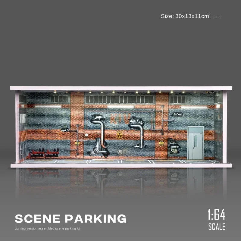 The1Whipstore - Mini Car Garage Display Perfect For Hotwheels & Car Collections, Parking Lot Scene 1.0 Released!