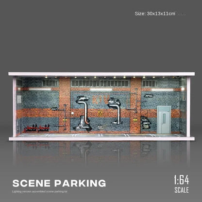 The1Whipstore - Mini Car Garage Display Perfect For Hotwheels & Car Collections, Parking Lot Scene 1.0 Released!