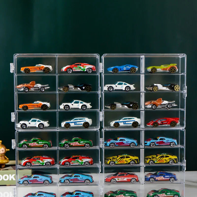 The1Whipstore - 8 Grid Acrylic Car Display Box Rack ,Perfect For Small Car Toy Models