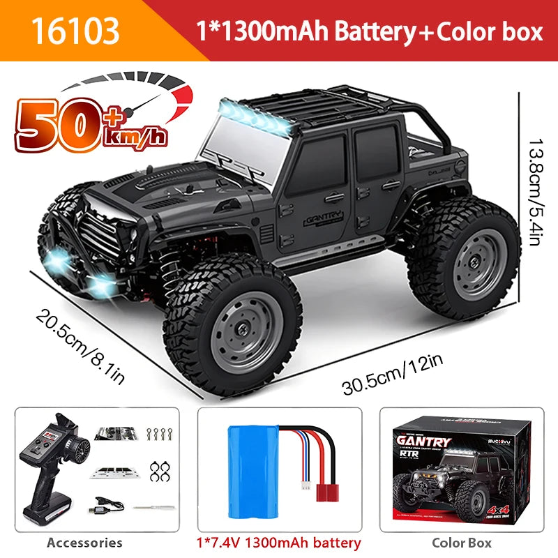 The1Whipstore - The 4WD Remote Control High Speed Monster 4x4 Drift Truck for Adults & Teens (144001 70KM/H) 🏎️💨