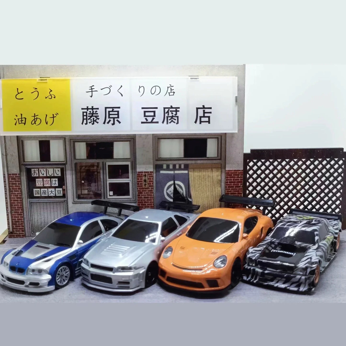 The1Whipstore - The Mini RC Drift Car High Speed, 1/43 Remote Control Four Wheel Drive Remote Controlled 2.4G