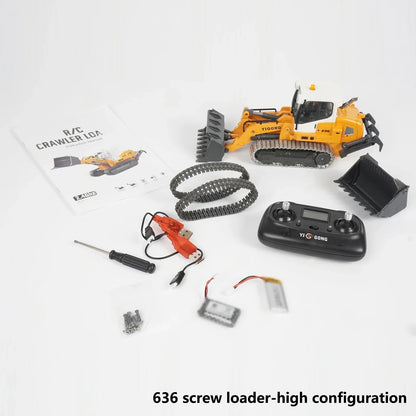 636 RC Loader 1/50 Mini Remote Control Loader Simulation Electric Model Engineering Desktop Remote Control Car Model Toy Gift
