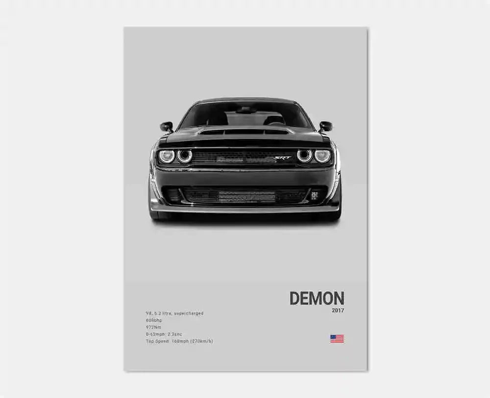 German Luxury Cars Photography Poster – Audi RS3, R8, GTR, C8 Supercar & SUV Canvas Wall Art for Home & Office Decor