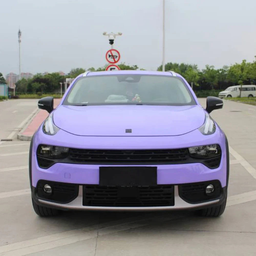 Car Wrap Stickers Color Change Vinyl Film Ultra Gloss Violet Purple PET Bubble Free Auto Self Adhesive Sticker Car Accessories