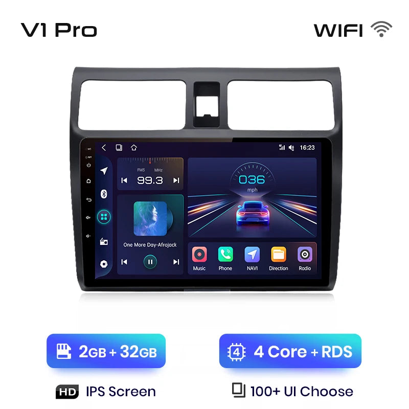 Junsun V1pro AI Voice 2 din Android Auto Radio For Suzuki Swift 2003 - 2010 Carplay 4G Car Multimedia GPS 2din autoradio
