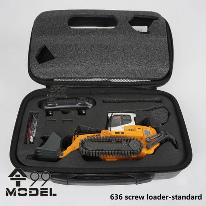 636 RC Loader 1/50 Mini Remote Control Loader Simulation Electric Model Engineering Desktop Remote Control Car Model Toy Gift