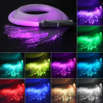 6W Car Starry Sky Light  LED  Auto Interior Decoration Accessories Lamp Car Roof Star Lights  Ceiling Fiber Optic Light