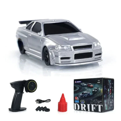 The1Whipstore - The Mini RC Drift Car High Speed, 1/43 Remote Control Four Wheel Drive Remote Controlled 2.4G