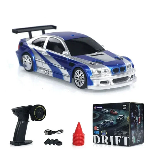 The1Whipstore - The Mini RC Drift Car High Speed, 1/43 Remote Control Four Wheel Drive Remote Controlled 2.4G