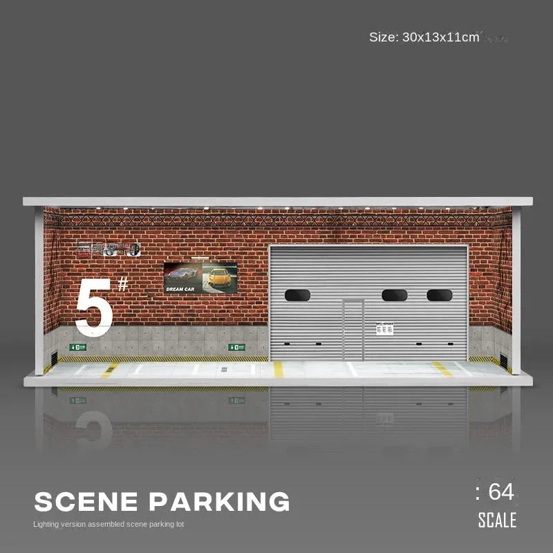 The1Whipstore - Mini Car Garage Display Perfect For Hotwheels & Car Collections, Parking Lot Scene 1.0 Released!