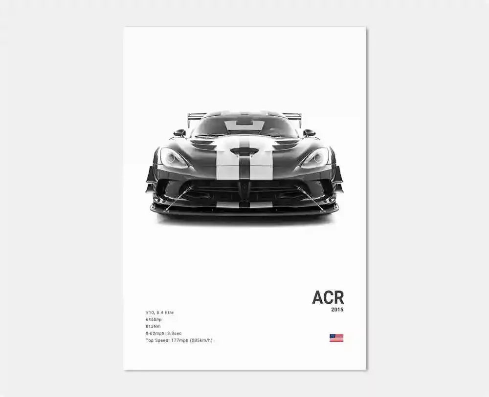 German Luxury Cars Photography Poster – Audi RS3, R8, GTR, C8 Supercar & SUV Canvas Wall Art for Home & Office Decor