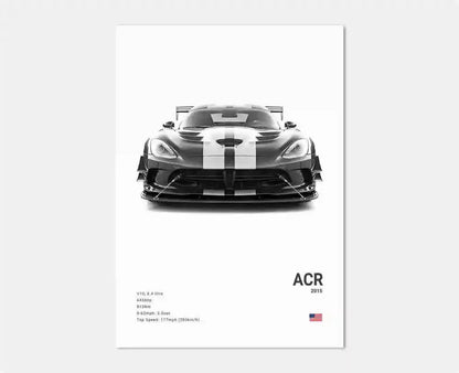 German Luxury Cars Photography Poster – Audi RS3, R8, GTR, C8 Supercar & SUV Canvas Wall Art for Home & Office Decor