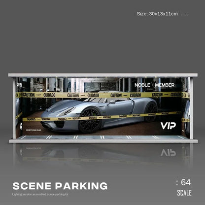 The1Whipstore - Mini Car Garage Display Perfect For Hotwheels & Car Collections, Parking Lot Scene 1.0 Released!