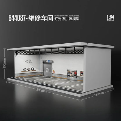 The1Whipstore - Mini Car Garage Display Perfect For Hotwheels & Car Collections, Parking Lot Scene 2.0 Released!