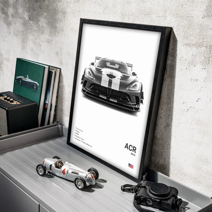 German Luxury Cars Photography Poster – Audi RS3, R8, GTR, C8 Supercar & SUV Canvas Wall Art for Home & Office Decor