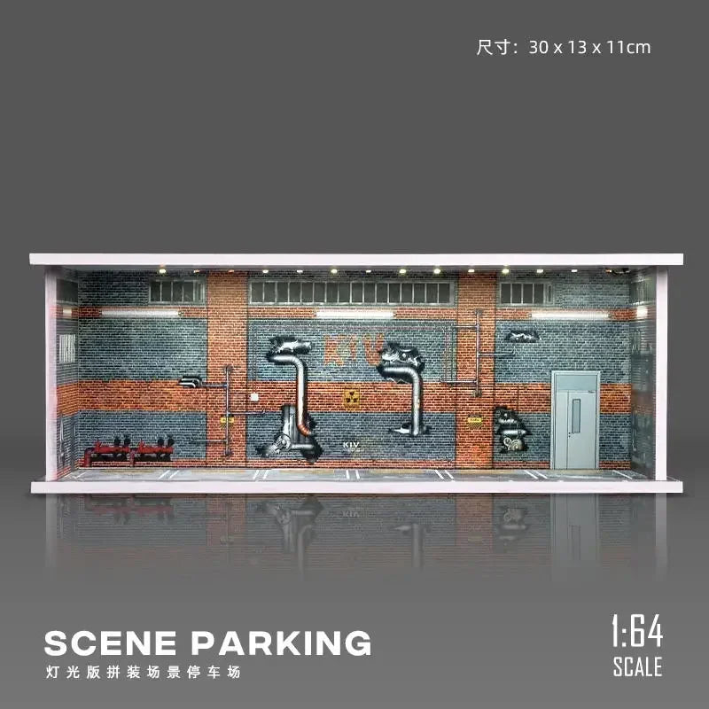 The1Whipstore - Mini Car Garage Display Perfect For Hotwheels & Car Collections, Parking Lot Scene 1.0 Released!