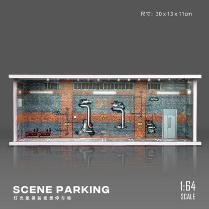 The1Whipstore - Mini Car Garage Display Perfect For Hotwheels & Car Collections, Parking Lot Scene 1.0 Released!