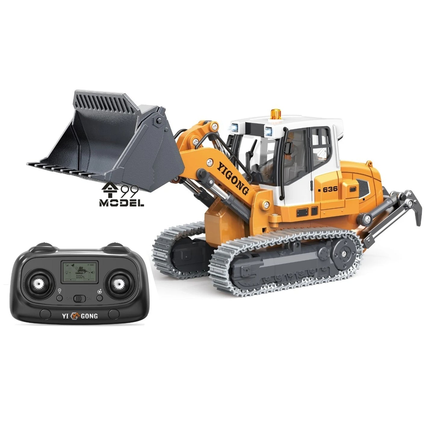 636 RC Loader 1/50 Mini Remote Control Loader Simulation Electric Model Engineering Desktop Remote Control Car Model Toy Gift