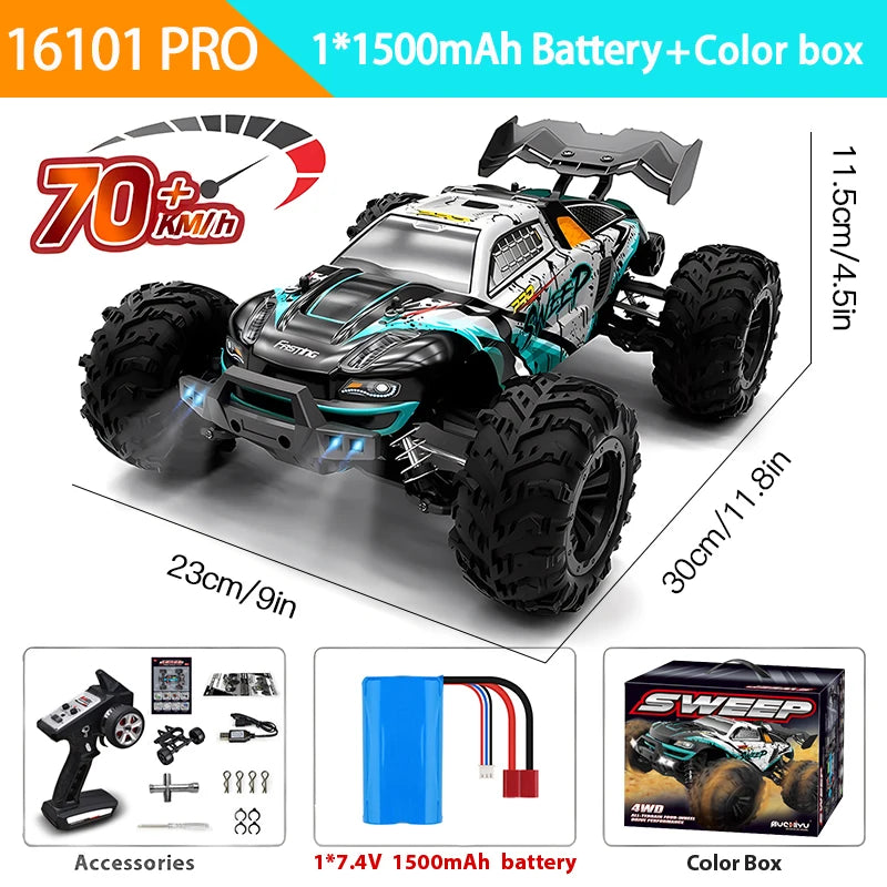 The1Whipstore - The 4WD Remote Control High Speed Monster 4x4 Drift Truck for Adults & Teens (144001 70KM/H) 🏎️💨