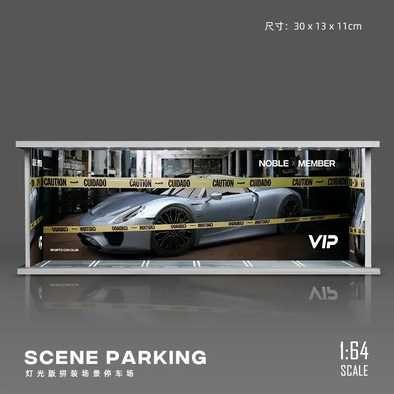 The1Whipstore - Mini Car Garage Display Perfect For Hotwheels & Car Collections, Parking Lot Scene 1.0 Released!