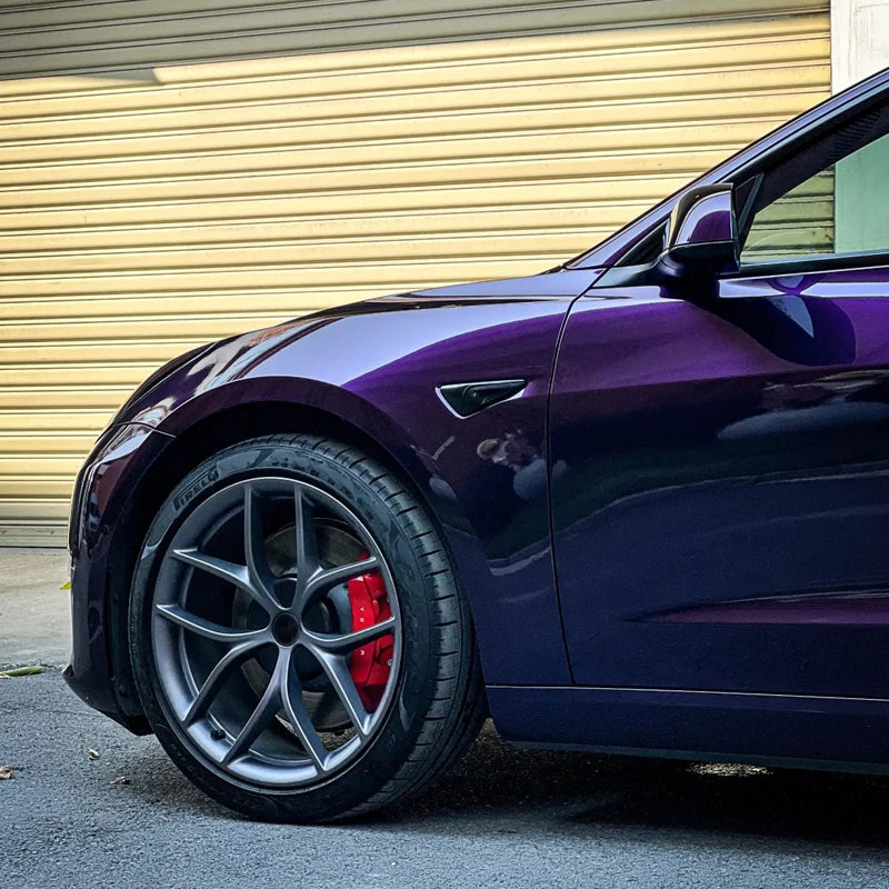 PET 30/50CM Midnight Purple Color Changing Film Vinyl Wrap Sticker Motorcycle Self-adhesive Car Accessories For X/X5/X6/X7/M8