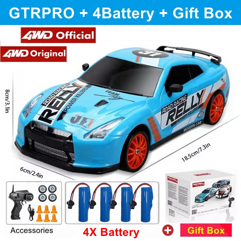 The1Whipstore - 4WD RC Drift Car Remote Control GTRPRO AE86PRO Model 4x4 with Racing RTR Radio Perfect Gift For Adults & Kids 🏎️💨
