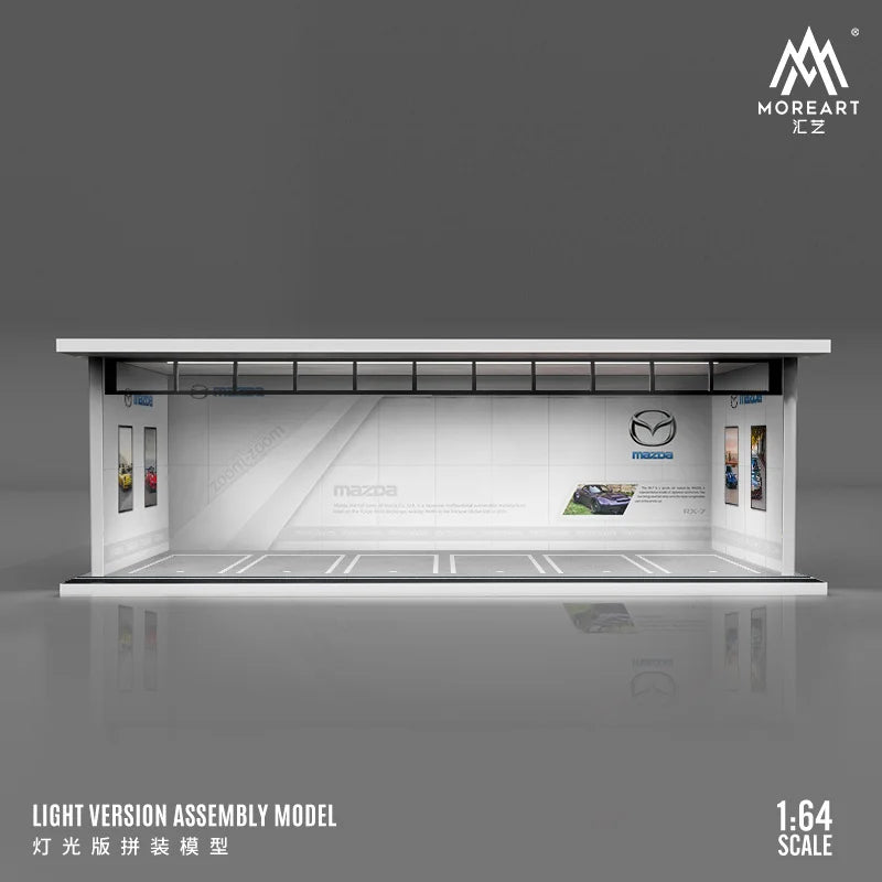 The1Whipstore - Mini Car Garage Display Perfect For Hotwheels & Car Collections, Parking Lot Scene 2.0 Released!
