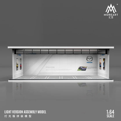 The1Whipstore - Mini Car Garage Display Perfect For Hotwheels & Car Collections, Parking Lot Scene 2.0 Released!
