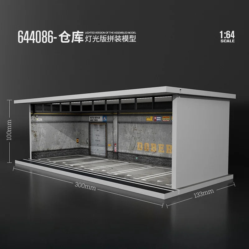 The1Whipstore - Mini Car Garage Display Perfect For Hotwheels & Car Collections, Parking Lot Scene 2.0 Released!