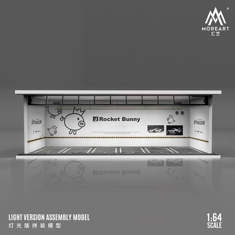The1Whipstore - Mini Car Garage Display Perfect For Hotwheels & Car Collections, Parking Lot Scene 2.0 Released!