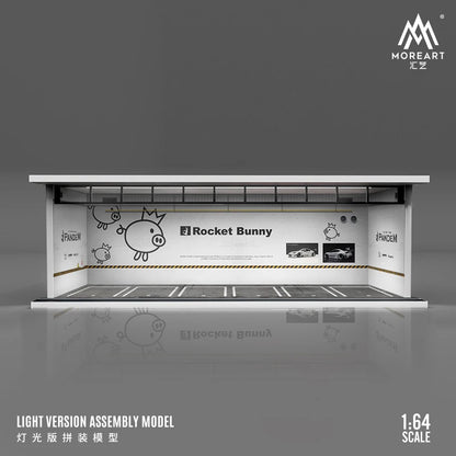 The1Whipstore - Mini Car Garage Display Perfect For Hotwheels & Car Collections, Parking Lot Scene 2.0 Released!