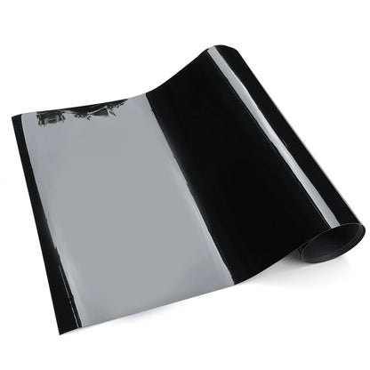 PET Glossy Black Vinyl Wrap Film Self Adhesive Waterproof Color Changing Car Sticker for Bike Scooter Motorcycle Car Accessories
