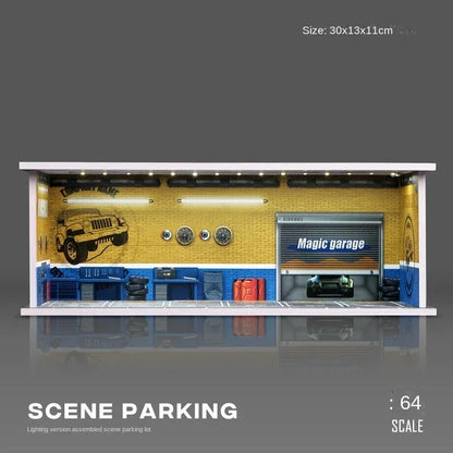 The1Whipstore - Mini Car Garage Display Perfect For Hotwheels & Car Collections, Parking Lot Scene 1.0 Released!