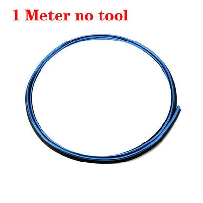 Universal Car Moulding Decoration Flexible Strips 5M/3M/1M Interior Auto Mouldings Car Cover Trim Dashboard Door Car-styling