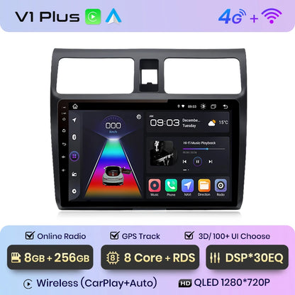 Junsun V1pro AI Voice 2 din Android Auto Radio For Suzuki Swift 2003 - 2010 Carplay 4G Car Multimedia GPS 2din autoradio